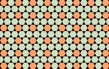 hexagon seamless pattern background