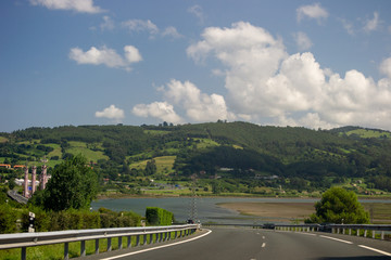 Landscape of Asturias Spain Green nature