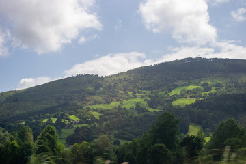 Landscape of Asturias Spain Green nature