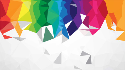 abstract background with triangles