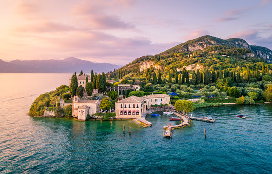 Punta San Vigilio, Verona province, Garda Lake, Veneto, Italy