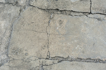 crack cement floor,broken concrete,fracture old floor