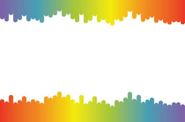 Music wave player background. Colorful equalizer Isolated design