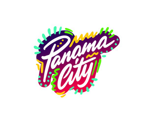 Panama typography design vector, for t-shirt, poster and other uses