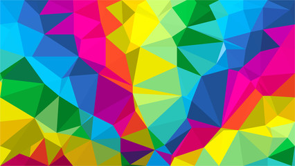 Polygon background illustration vector design
