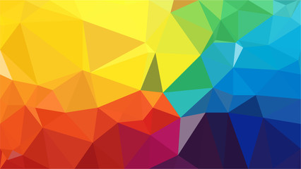 Polygon background illustration vector design
