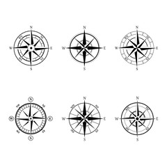 Vector - Compass signs and symbols
