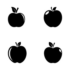 Apple vector illustration design icon logo