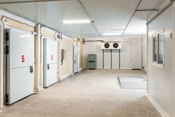 industrial cooling chamber outside view