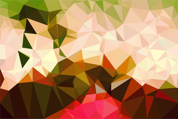 Polygon background illustration vector design