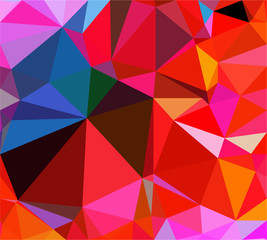 Polygon background illustration vector design