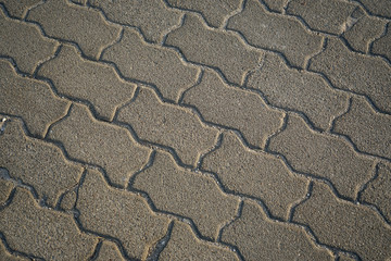 close up pavement,brick block for walk