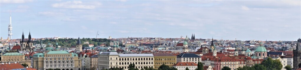Naklejka na ściany i meble Prag - Panorambild