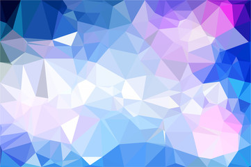 Polygon background illustration vector design