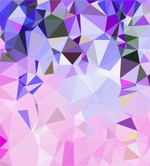 Polygon background illustration vector design