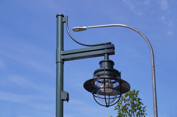 Washington state. Kirkland City, modern, LED, energy-saving street lighting.