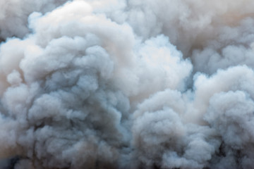 Close up background of abstract smoke,Smoke like clouds background,Bomb smoke background,Smoke caused by explosions.
