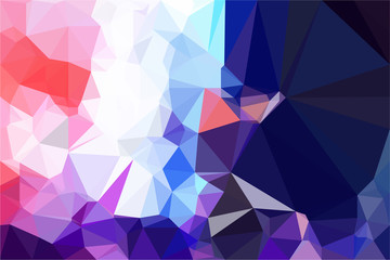 Polygon background illustration vector design