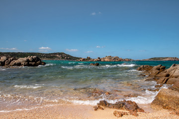 Fototapeta na wymiar Landscape of La Maddalena Island, Sardinia, Italy