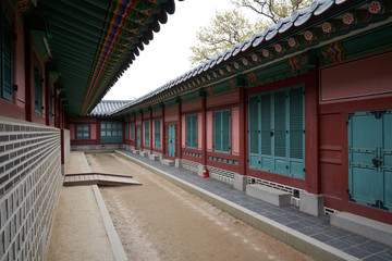 The Architecture and Tile of Gyeongbok Palace, the ancient palace of Korea