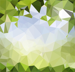 green pattern Background Vector Illustration