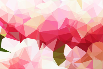 Polygon background illustration vector design
