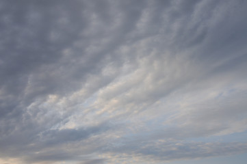 Blue cloudy sky for background