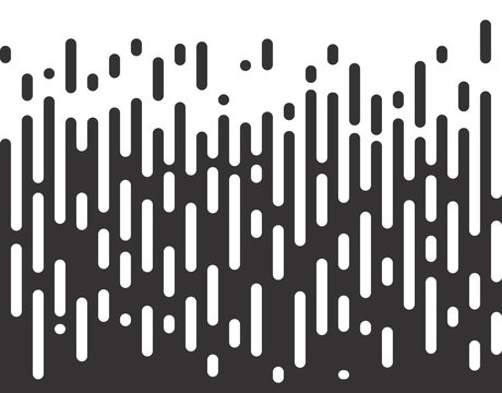 Halftone transition pattern background. Irregular rounded lines. Vector illustration.