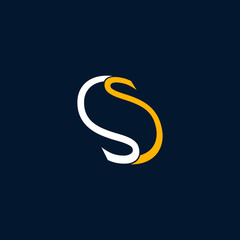 Letter S Monogram Creative Modern Icon Logo Design Template Element Vector Illustration