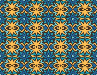 seamless pattern of borneo batik style. traditional Indonesian fabric motif. vector design inspiration. Creative textile background for fashion or cloth. culture motif of dayak