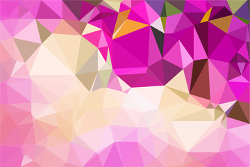 Polygon background illustration vector design