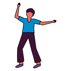 Isolated avatar man vector design