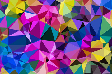 Polygon background illustration vector design