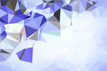 Polygon background illustration vector design
