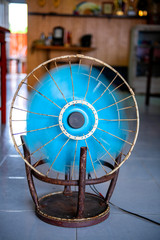 fan that is adapted to the steel chair is good for use   