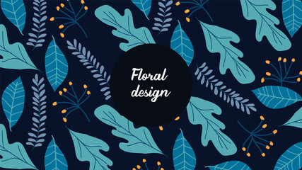 Artistic Floral Pattern Background