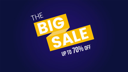 Obraz premium Big Sale offer Discount Banner Background