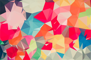 Fototapeta premium abstract geometric background with triangles
