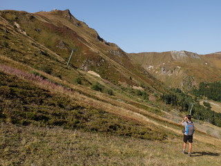 Fototapeta premium le puy Sancy volcan en Auvergne dans le cantal