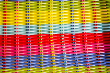 Colorful wooven nylon texture background