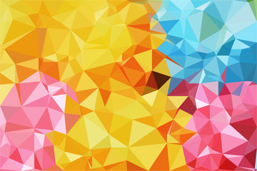 Fototapeta premium abstract geometric background with triangles