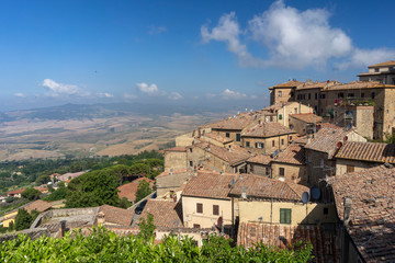Panoramic view of Volterra, Tuscany