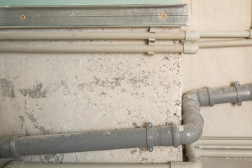 Water pipe engineering, clean line watering transport system in the building