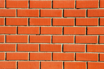 Obraz premium red brick wall background