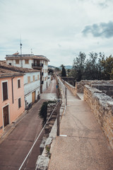 historical district at alcudia, majorca