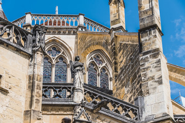 Obraz premium Gothic Sainte-Marie cathedral in the center of Bayonne in France