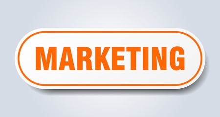 marketing sign. marketing rounded orange sticker. marketing