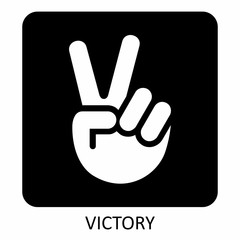 Victory icon illustration