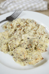 sauté de porc moutarde et riz