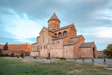 Svetitskhoveli cathedral (UNESCO World Heritage site) in Mtskheta, Georgia.